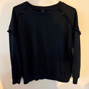 Women’s SHEIN Black Long Sleeve Shirt Size Large